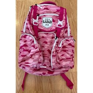 UNDER ARMOUR STORM GIRLS UAA EXCLUSIVE BACKPACK BAG PINK EYBL CURRY RARE NEW